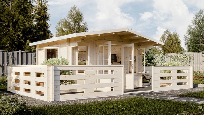 Терраса П-образная